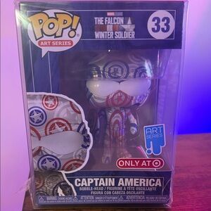 Funko Art Series Captain America Bobble-Head